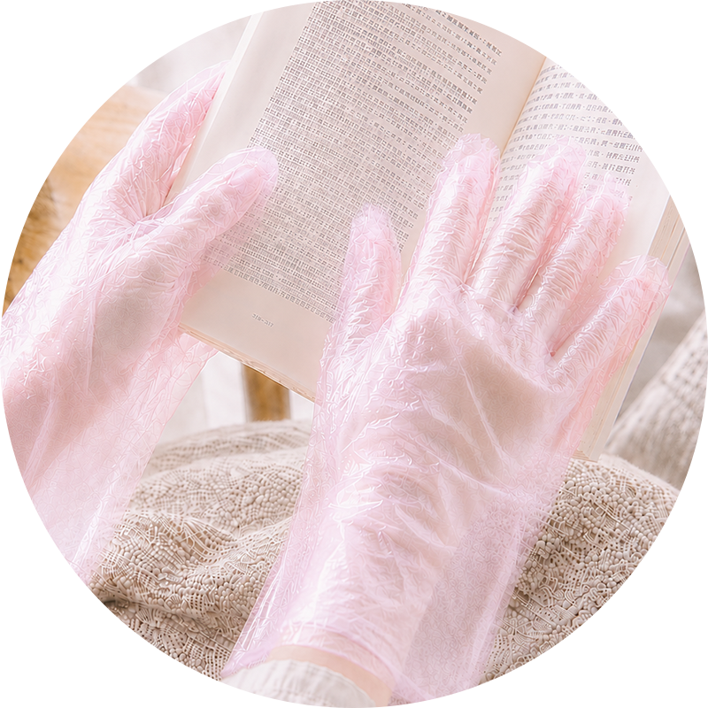 >専用グローブでながらケアしやすい